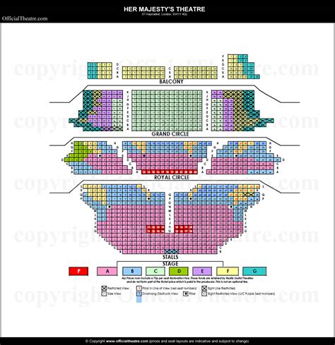 her majesty's theatre london seating plan